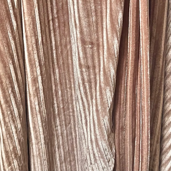 NWT Baltic Born Andi Dress 3X Ribbed Velvet Wrap Dress Champagne Bridesmaid - Picture 9 of 10